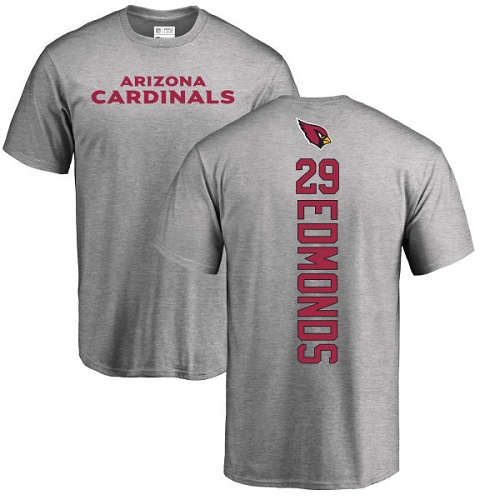 Arizona Cardinals Men Ash Chase Edmonds Backer NFL Football #29 T Shirt->nfl t-shirts->Sports Accessory